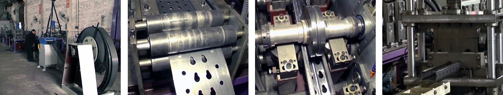 Rack Upright Roll Forming with On-Line Hole Punching